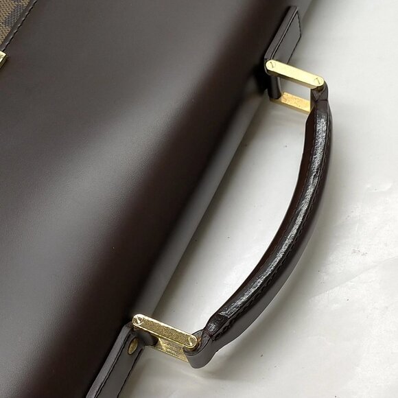 Authentic Louis Vuitton LV Business Bag Altona GM Brown Damier mn715-112525 - Picture 7 of 16